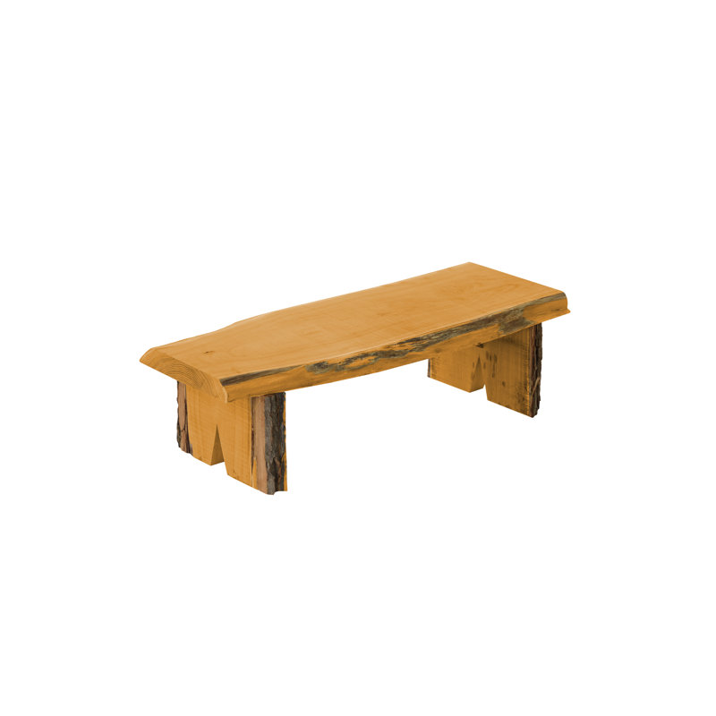 Piédestal Alsup, H 9 po x l 36 po x P 13 po, Teinture naturelle