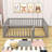 Guerriero Wooden Daybed Frame with Fence-1236834006-1236834005