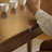 Simple Durable Rubberwood Rectangular Writing Desk-1813417238