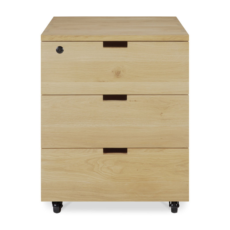 Billy 3 Drawer Storage Drawer, Oak