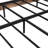 Queen Size Floating Bed Frame with LED Lights, Heavy Duty Metal Platform-494750652