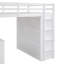 Full Size Loft Bed With Drawers,Desk,And Wardrobe-817003558