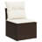 Vidaxl Garden Sofa Set, Cream White-114237344