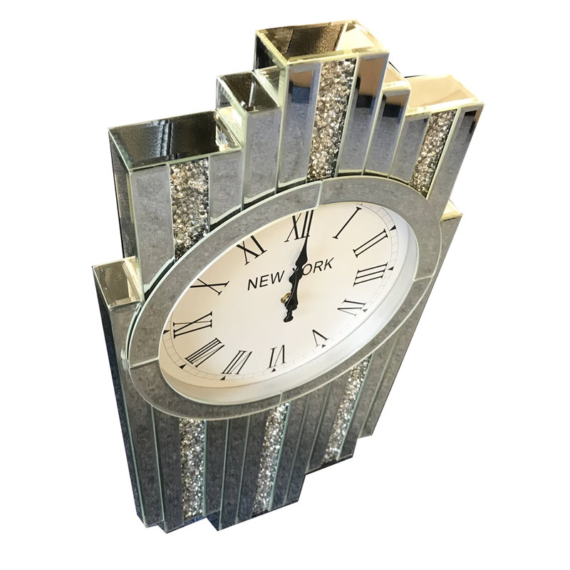 Larissa Glass Wall Clock