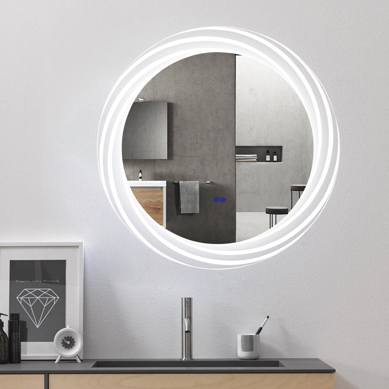 Contemporary Round Wall Mirror