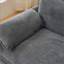Canapé surdimensionné en chenille surdimensionné, canapé 2 places à assise profonde avec ensemble de bricolage modulaire pour le salon