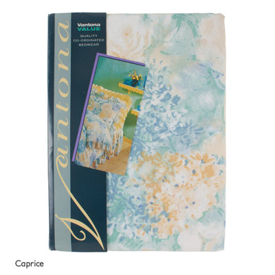 White/Yellow/Light Blue Duvet Cover Set