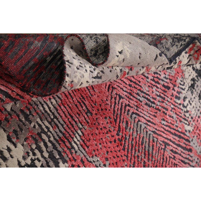 Handmade Wool Abstract Area Rug