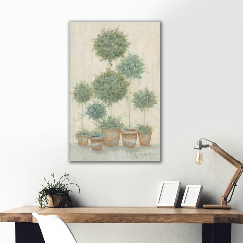 Tall Topiaries - Impression sur toile tendue, H 40 po x l 26 po x P 1,5 po