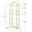 Solid Wood Over The Toilet Storage-102156066