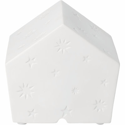 Nativity House LED Porcelain Christmas Accent Lamp