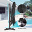 Antony 153" X 116" Rectangular Cantilever Umbrella, Weighted Base Does Not Include-699757917