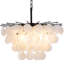 Lustre coquillage moderne 6 lumières Capiz-1873657748