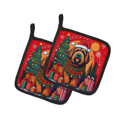 Paire de poignées Briard Christmas