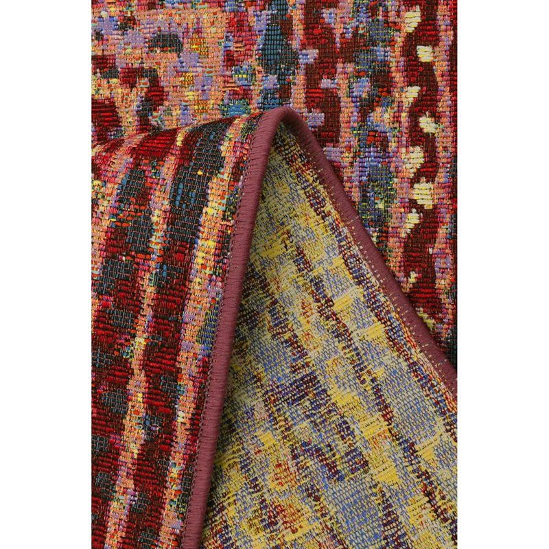 Geometric Jacquard Indoor / Outdoor Area Rug, Rectangle 120 x 170 cm