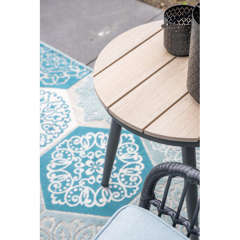 Pikeville Round Outdoor Side Table , 50cm cm W 50cm cm D