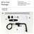Saree 11.89"H High Arc One-Handle Pull-Out Classic Kitchen Faucet,Matte Black-129164346