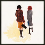 The Shoppers Painting by Simon Schneiderman