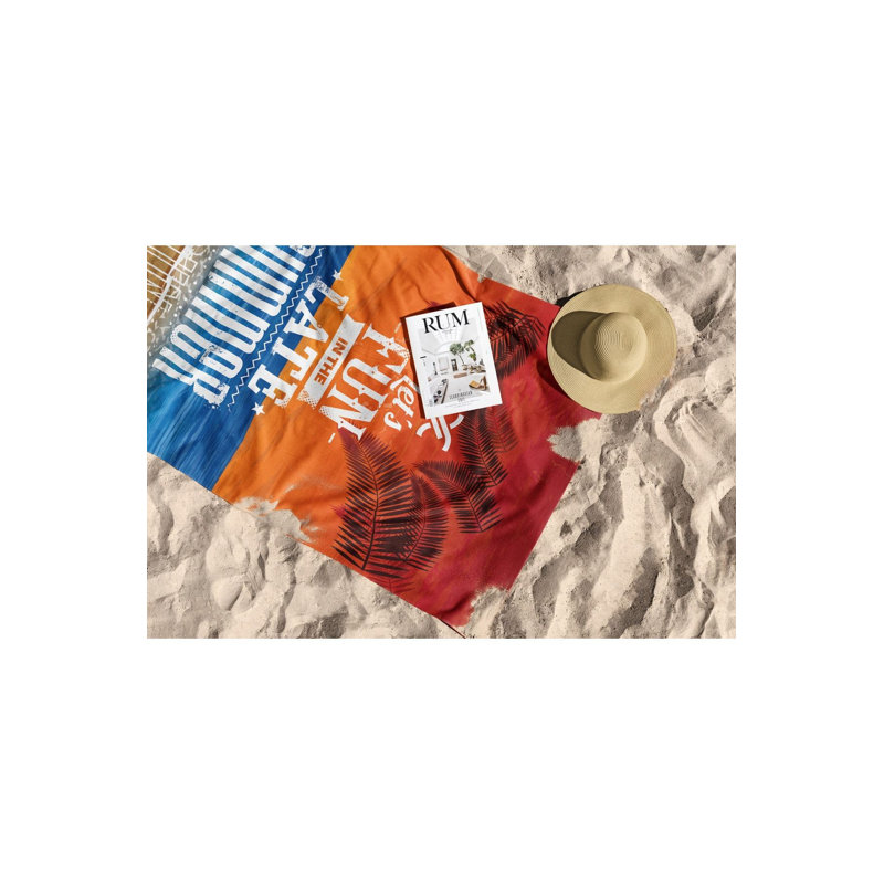 Extra Large Beach Towel, Microfilament Fabric, 27.6 x 51.2 inches | 70% Polyester / 30% Polyamide, Quick-Dry & Lightweight | Perfect for Beach, Pool, or Picnic, Soft & Absorbent for Ultimate Comfort
