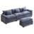 Natsuo Upholstered 120'' Sofa & Chaise-908786260