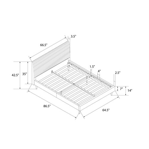 Mr. Kate Daphne Upholstered Platform Bed & Reviews | Wayfair