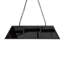48" Long Laquer Oblong Pendant