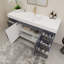 Ensemble de meuble-lavabo simple 59 "avec tiroirs et portes-70381271