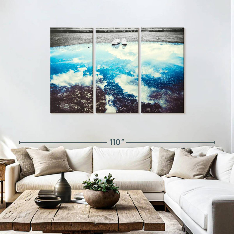 Alvord Sky Reflection Pop, H 48 po x l 74 po