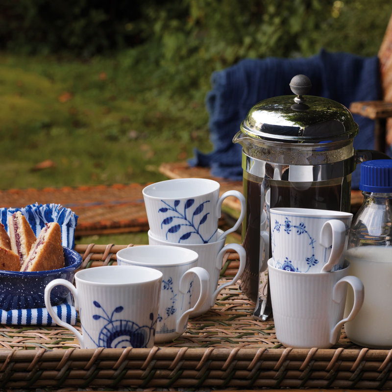 Royal Copenhagen Blue Fluted Mega 12.5 oz. Mugs