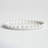 Drian Dentelle White Ceramic Scalloped Edge Petite Round Tray