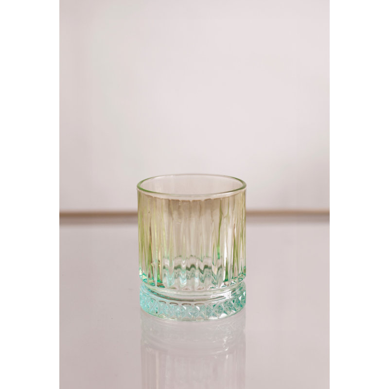 Ensemble de 4 verres à whisky GLASS Aquarelle, 8 oz, Vert