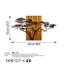 Handmade Wall Decor on Solid Wood