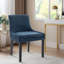 Chaise d'appoint rembourrée en velours côtelé Demarrion-1835431204