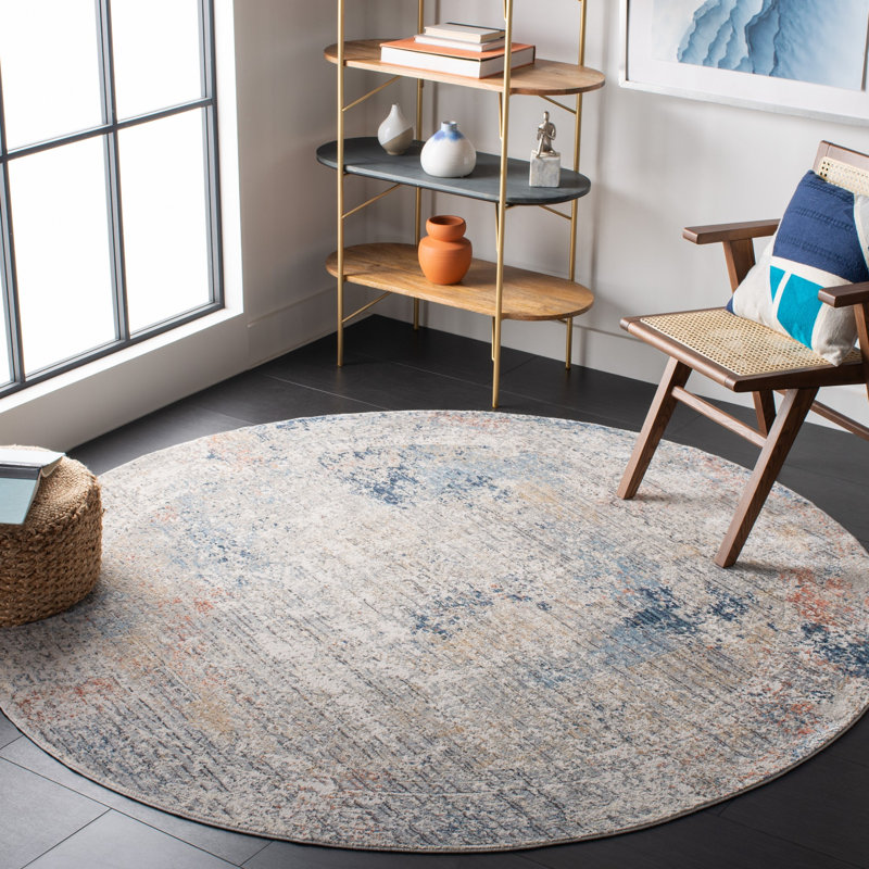 Adal Performance Oriental Rug, Round 6'7"
