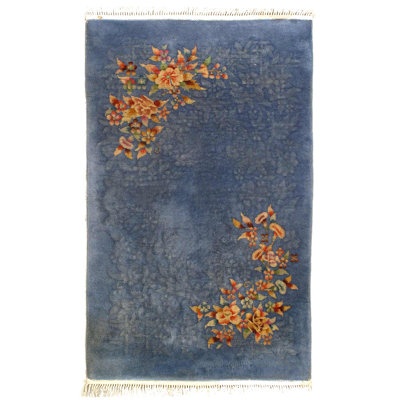 Antique Chinese Art Deco 3''X 5'