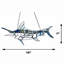 Panneau de vitrail Swordfish