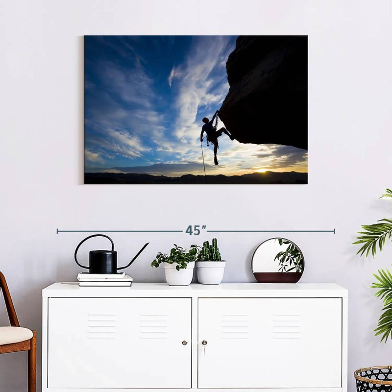 Sireci Keep Climbing, 24" H x 36" W
