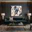 Art graphique sur toile beige-221194199