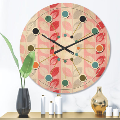 Horloge murale Botanical Design I