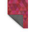Tapis rouge/rose tissé à la machine-737916658