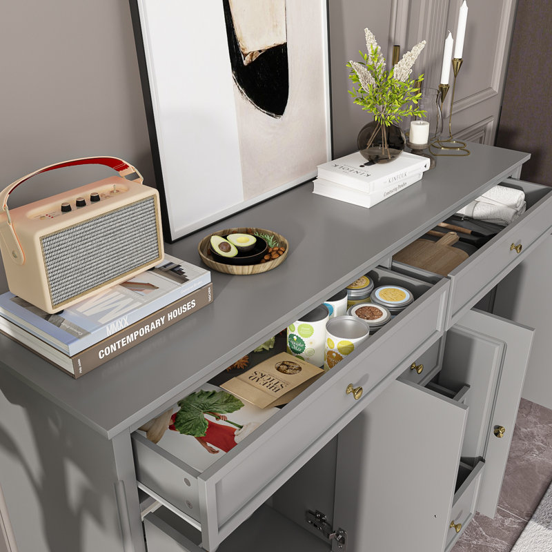 Hoschton 59.1'' Sideboard, Light Gray