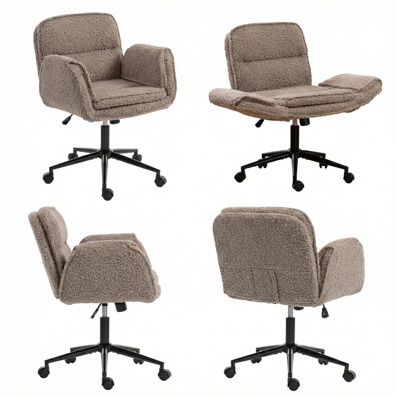 Ergonomic Office Chair with Adjustable Armrests & Reclining Function