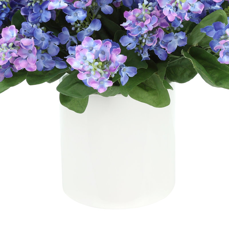 Assorted Lilacs in Fiberstone Pot, 18" H x 20" W x 20" D