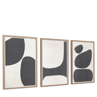 3 Piece Wrapped Canvas Wall Art