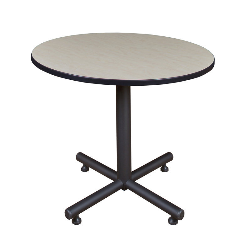 Table de salle de repos Nicklo, Stratifié en érable, H 29 po x l 36 po x P 36 po
