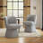  Upholstered Swivel Dining Chair-1947745945