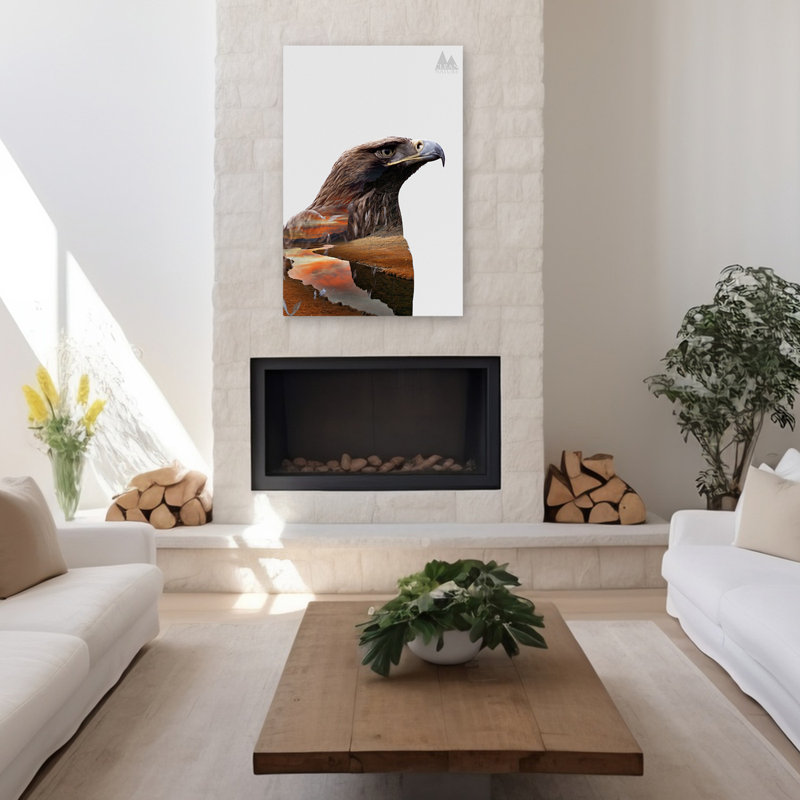 Eagle - Animals Birds Eagles Art, 48" H x 32" W