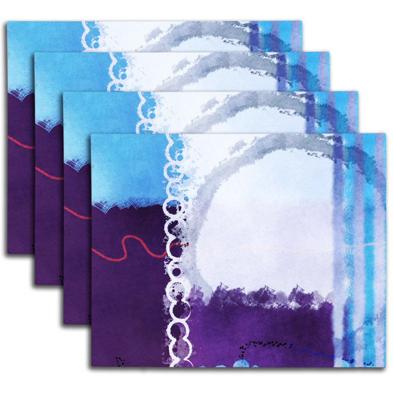 Napperon abstrait en polyester