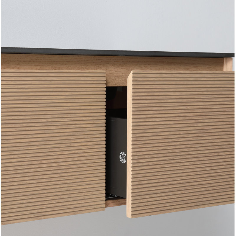 Oslo 60'' W Single Vanity, Whitewash Oak
