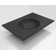 Alma 20.7'' Chrome Polymarble Oval Bathroom Sink